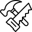 Hammer And Saw Icon